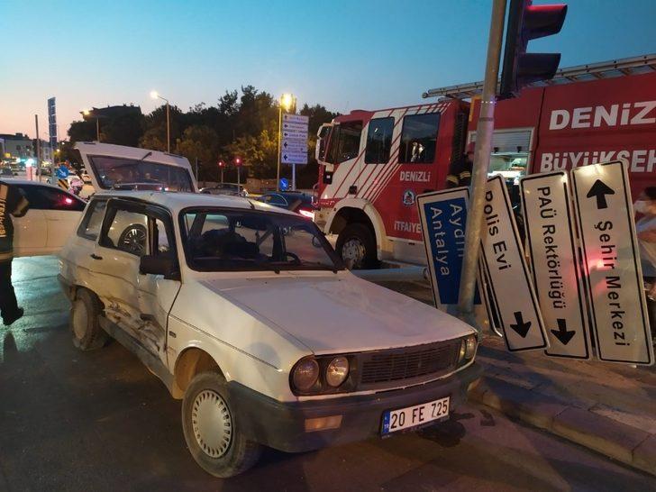 Kırmız ışık ihlali yaralanmalarına sebep oldu G1