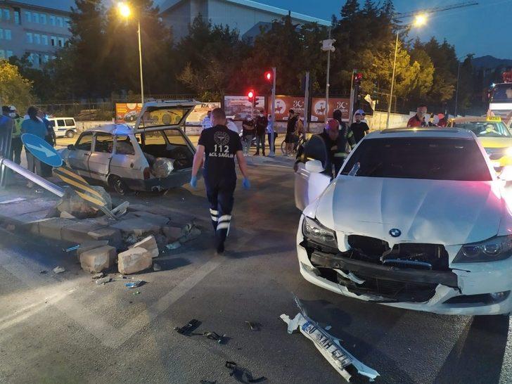 Kırmız ışık ihlali yaralanmalarına sebep oldu G2