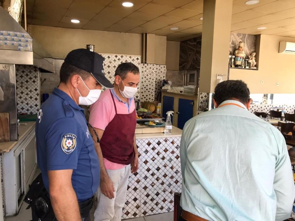 Germencik&rsquo;te Kovid-19 denetimleri devam ediyor