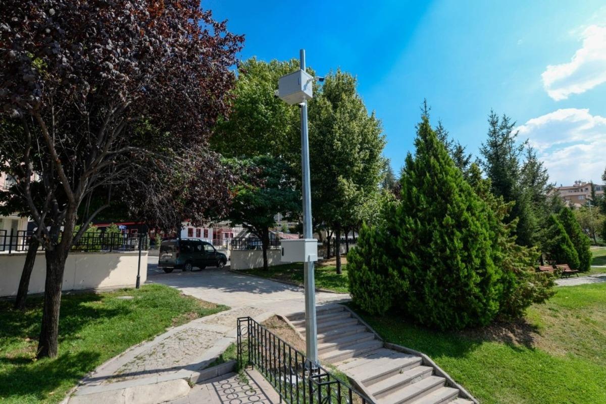 Altındağ&rsquo;ın parkları 24 saat g&uuml;venli