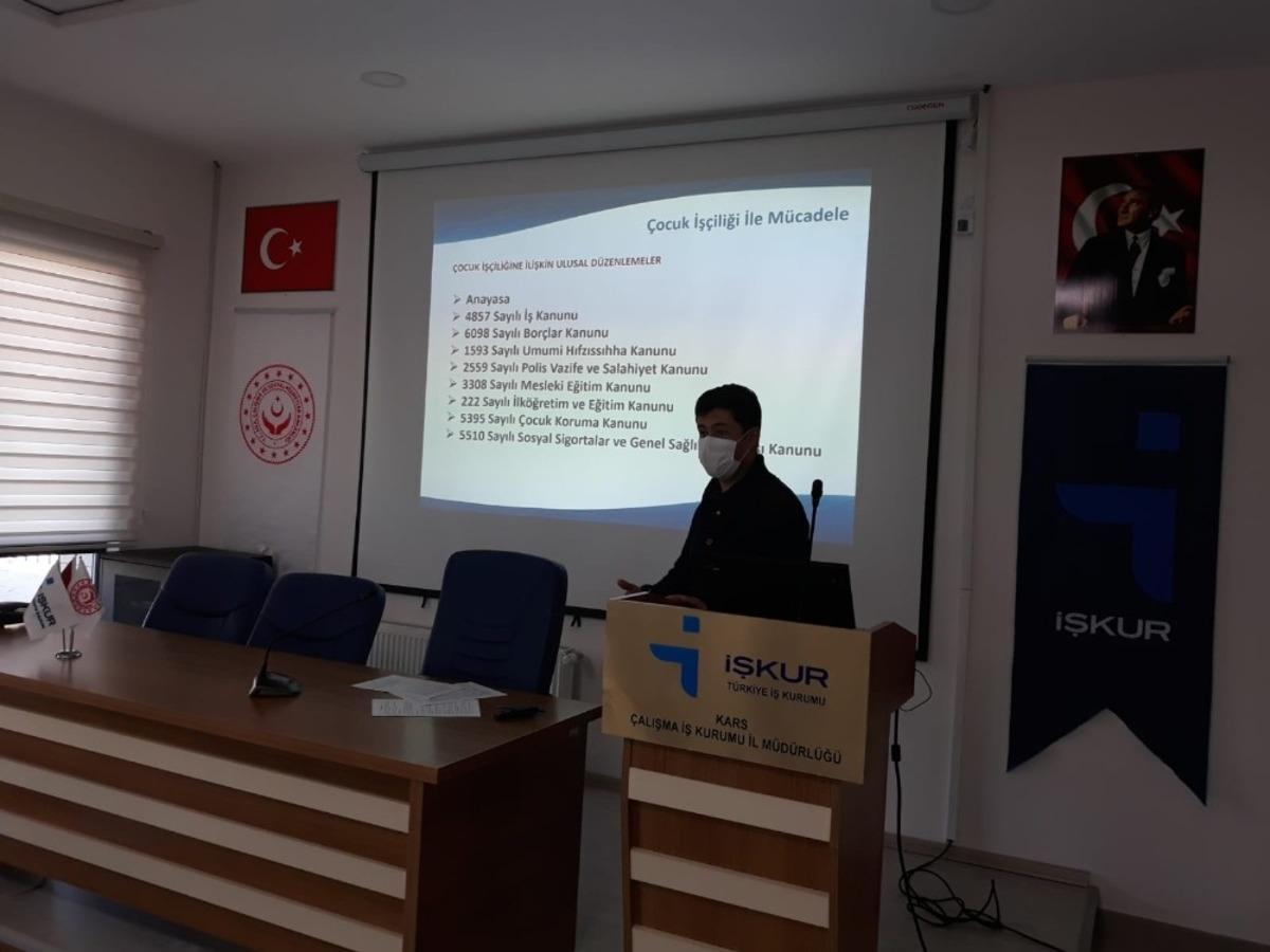 Kars&rsquo;ta &Ccedil;ocuk İş&ccedil;iliğiyle M&uuml;cadele Ulusal Eylem Planı