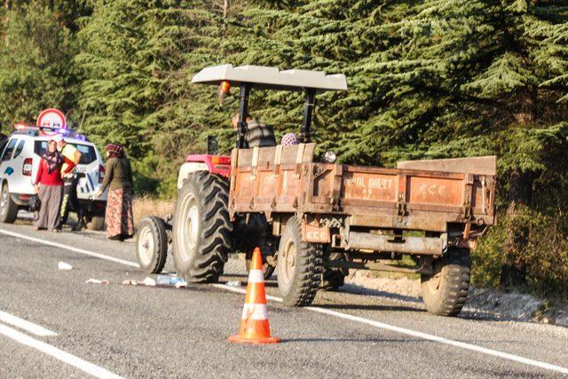 Kütahya'da traktörden düşen kişi hayatını kaybetti