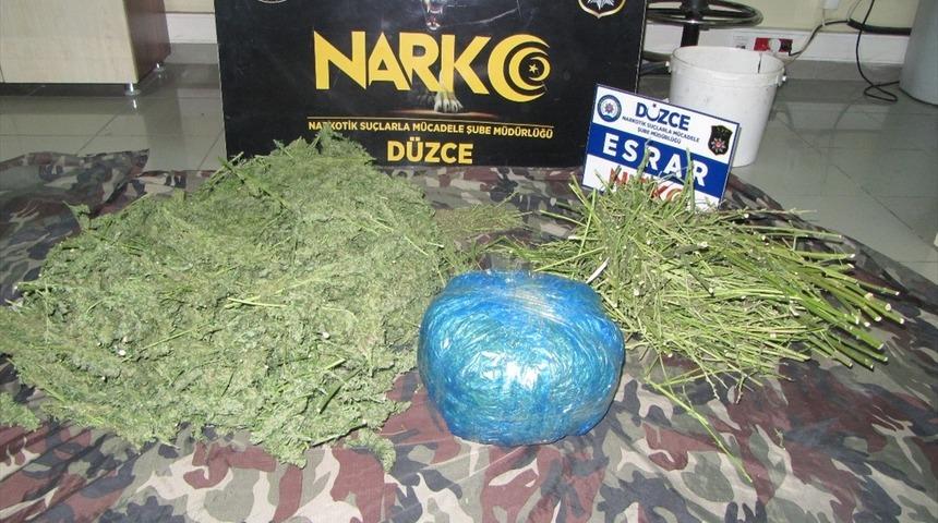 Düzce'de uyuşturucu operasyonlarında 3 kişi tutuklandı