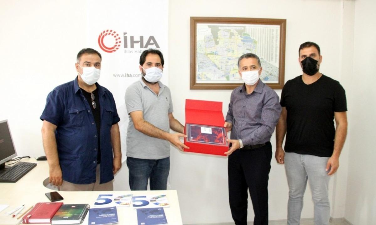 Cumhurbaşkanlığı İletişim Başkanlığı Erzincan B&ouml;lge M&uuml;d&uuml;r&uuml; Tekin&rsquo;den İHA&rsquo;ya ziyaret