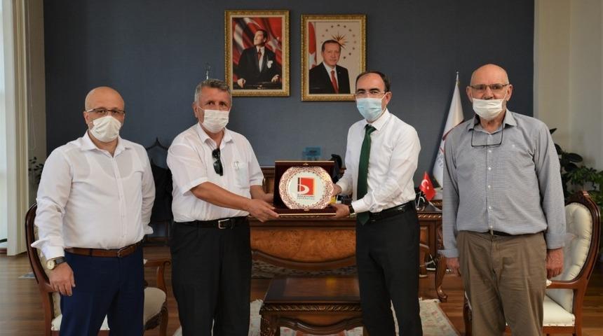 Boz&uuml;y&uuml;k Girişimciliği Destekleme Derneği&rsquo;nden Rekt&ouml;r Beydemir&rsquo;e ziyaret