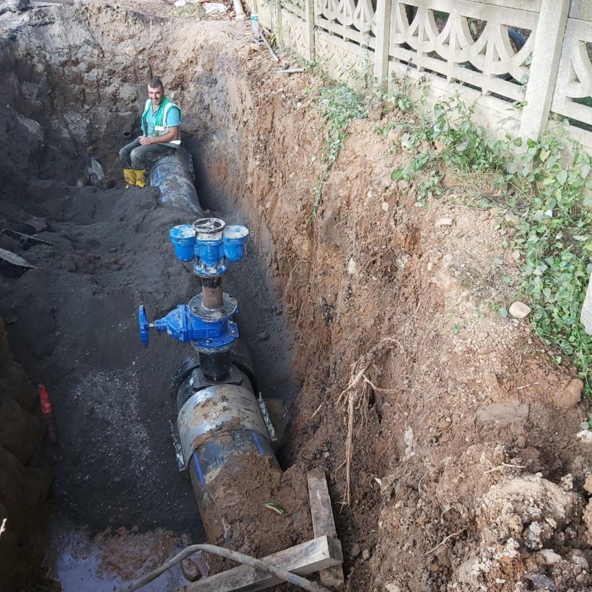 Ak&ccedil;akoca&rsquo;da su kesintisine anında m&uuml;dahale