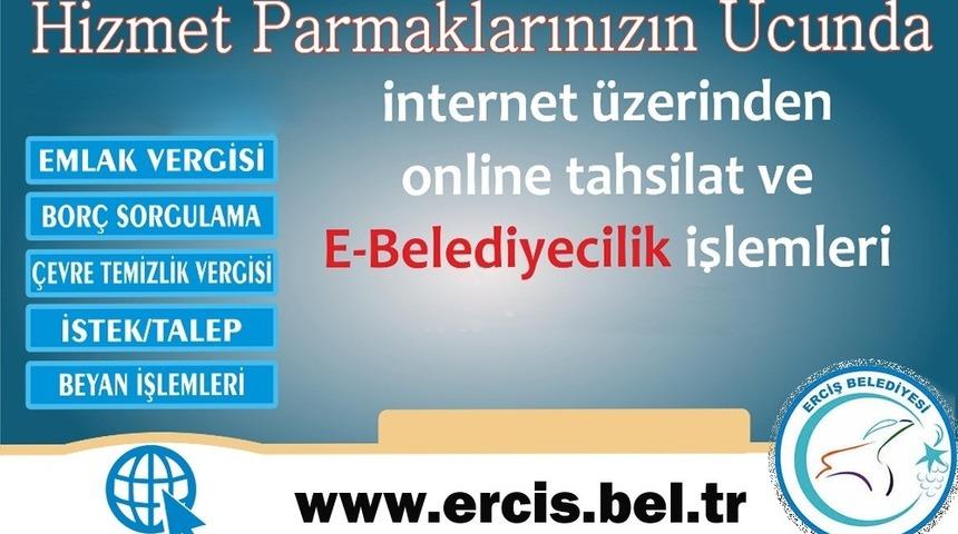 Erciş Belediyesi online &ouml;deme sistemine ge&ccedil;ti
