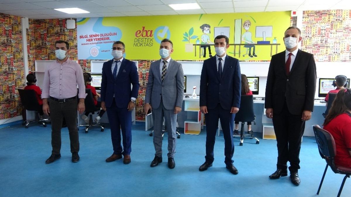 &Ouml;ğrenciler EBA destek noktaları ile derslerine devam edebilecekler