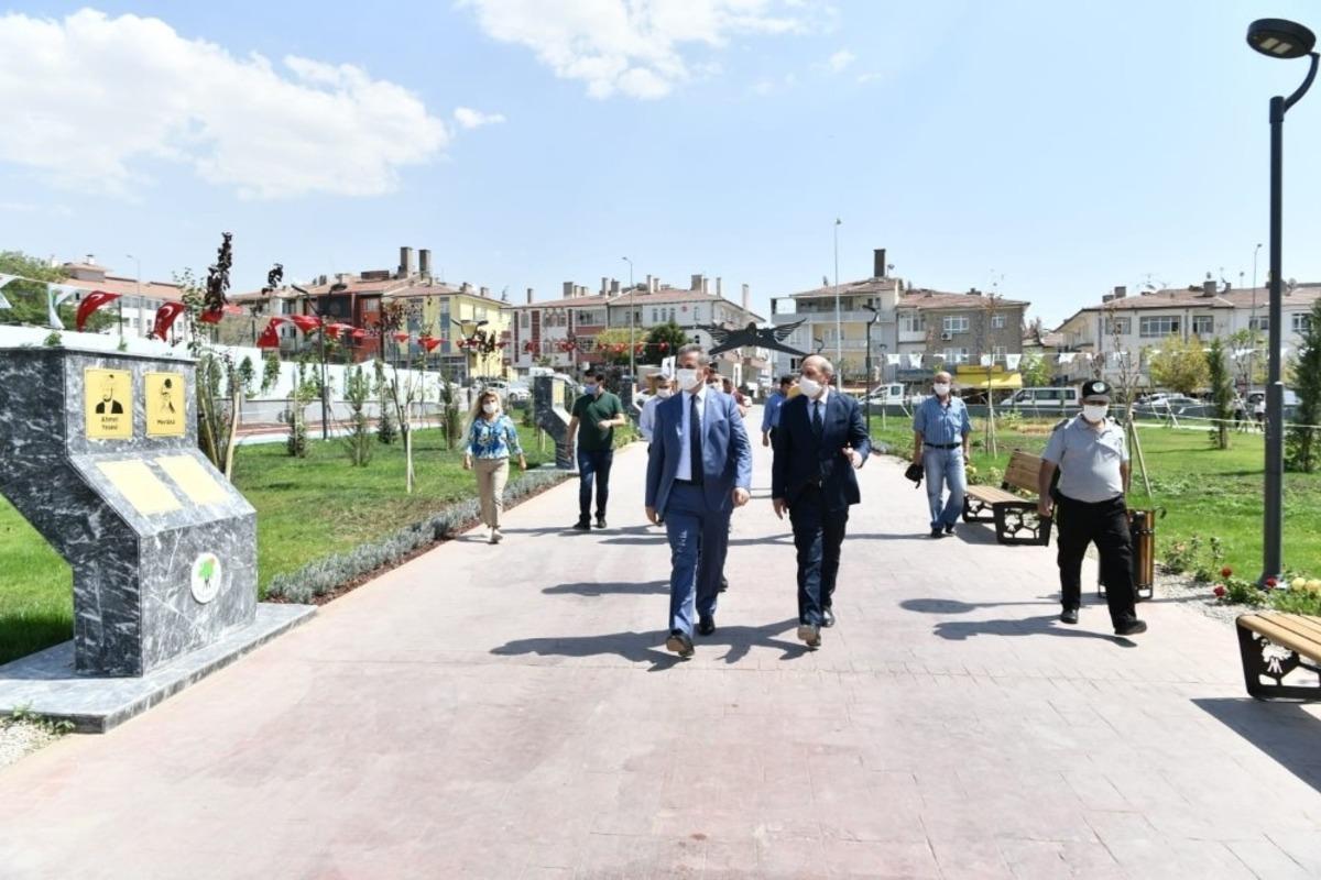 Başkan K&ouml;se yeni parkta incelemelerde bulundu