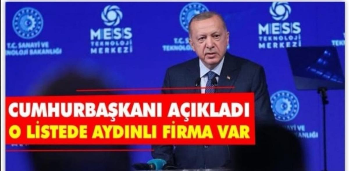 Başkan &Uuml;lken, ilk 10&rsquo;a giren Aydınlı firmayı tebrik etti