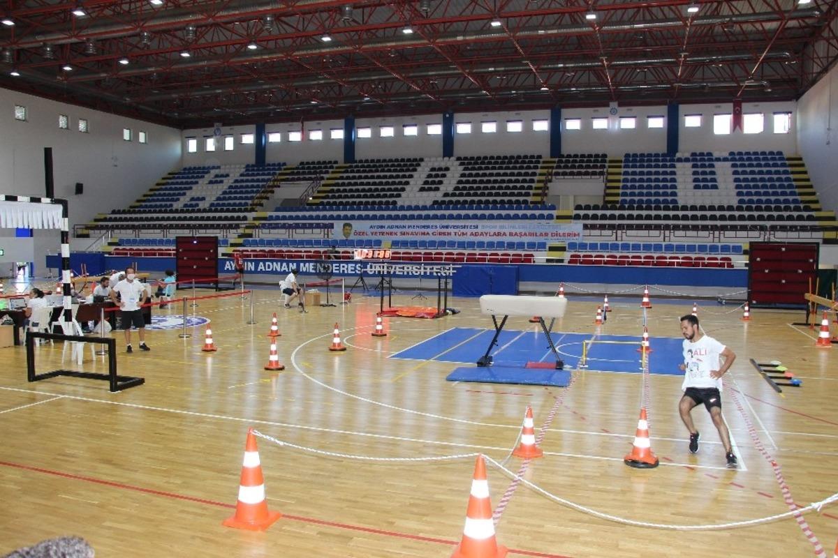 AD&Uuml; Spor Bilimleri Fak&uuml;ltesi &Ouml;zel Yetenek Sınavları başladı