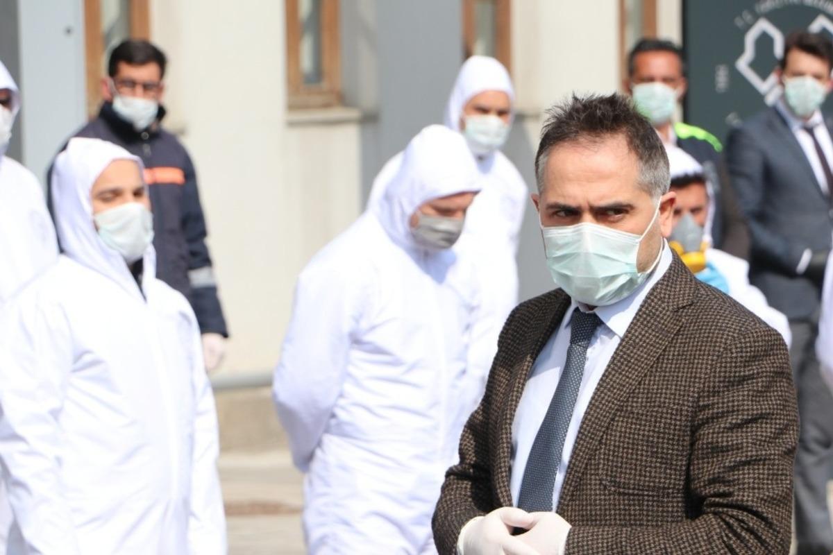 Başkan U&ccedil;ar&rsquo;ın maske hassasiyeti
