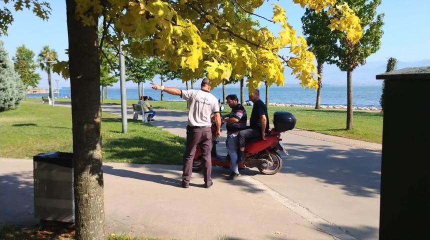 Yaya yollarına giren motosikletlere sıkı denetim