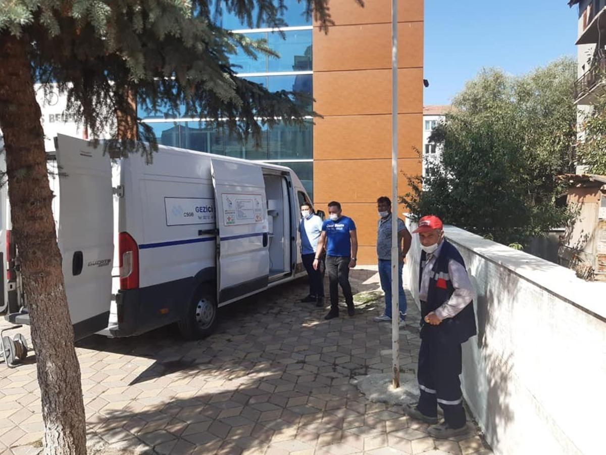 Belediye personeli sağlık kontrol&uuml;nden ge&ccedil;irildi