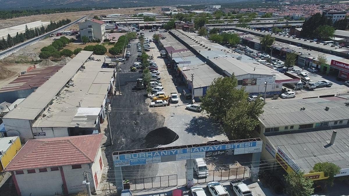 Burhaniye sanayi sitesi yenileniyor