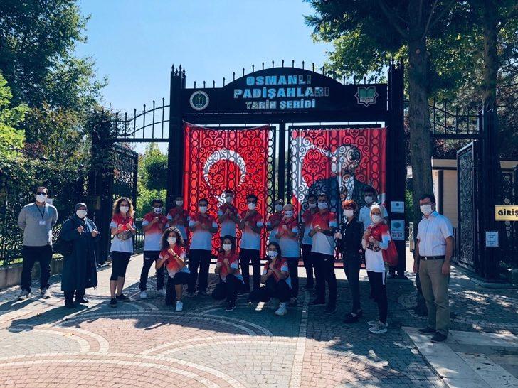 Tarih şeridi milli sporcuları ağırladı G1