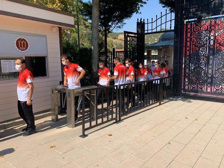 Tarih şeridi milli sporcuları ağırladı G4