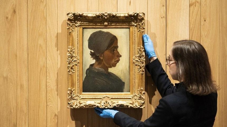 Van Gogh'un 'Kadın Başı' tablosuna 1,6 milyon euro