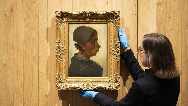 Van Gogh'un 'Kadın Başı' tablosuna 1,6 milyon euro