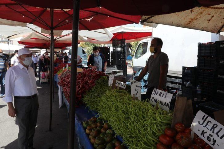 Başkan Çolakbayrakdar’dan pazarda korona virüs denetimi G5