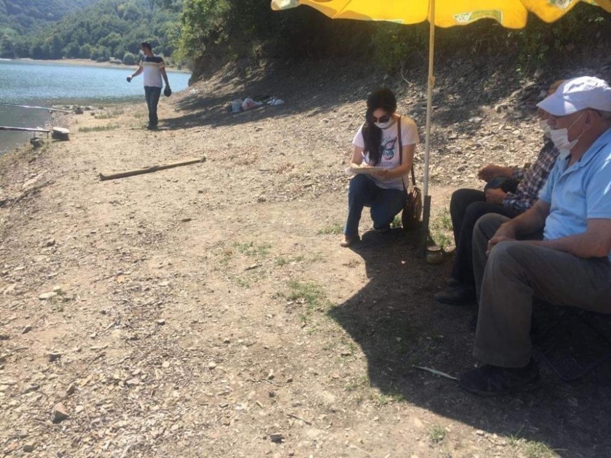 Pazaryeri il&ccedil;esindeki g&ouml;letlerde amat&ouml;r balık&ccedil;ılar denetlendi