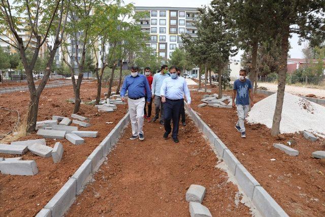 Haliliye’de park alanları denetlendi