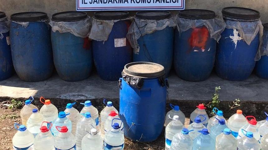 Jandarma’dan kaçak içki operasyonu