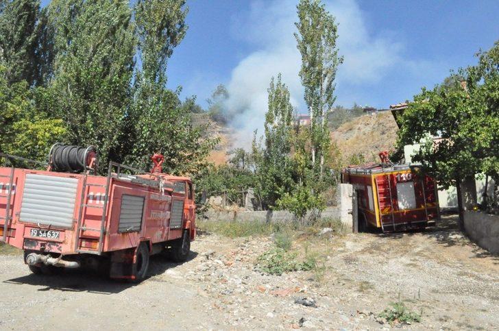 Sungurlu’da tandırlık yangını G3