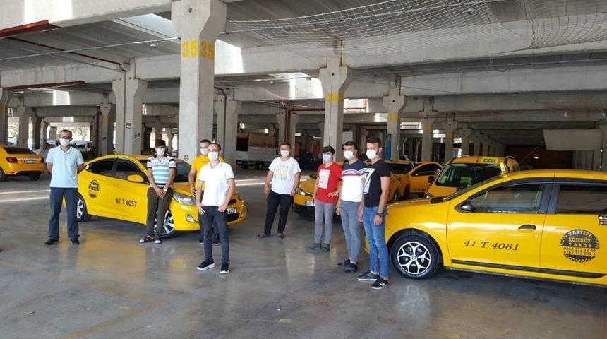 İzmit&rsquo;te 5 bin 987 taksi dezenfekte edildi