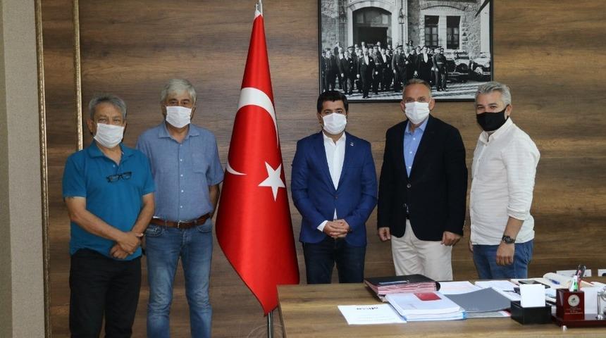 Gen&ccedil;lik Hizmetleri ve Spor İl M&uuml;d&uuml;r&uuml; G&uuml;rhan, TSYD y&ouml;netimini ağırladı