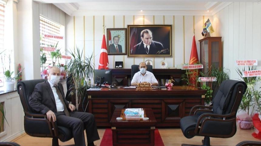İl Emniyet Müdürü Namal Osmaneli Kaymakamı Ünal’ı ziyaret etti