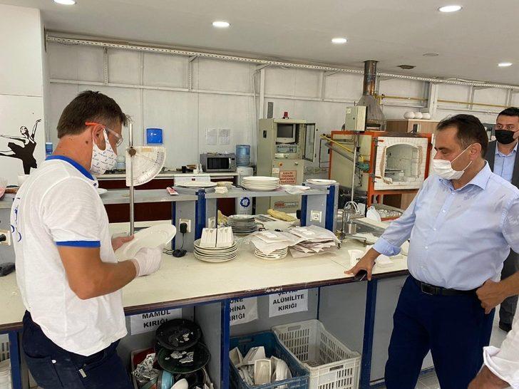 Başkan Şahin’in fabrika ziyareti G1