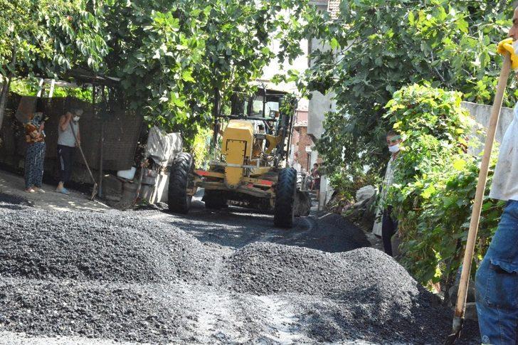 Posbıyık, asfalt çalışmalarını yerinde inceledi G1