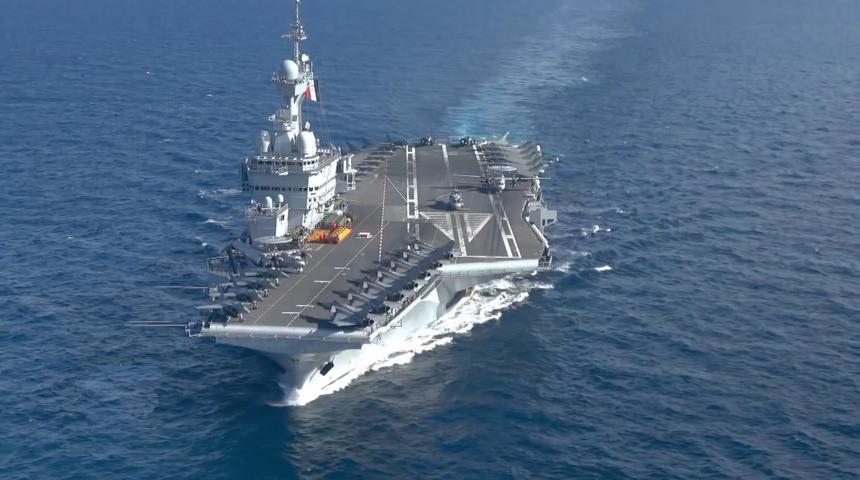 Fransa'dan gerilimi tırmandıracak hamle! Doğu Akdeniz'e doğru yola &ccedil;ıktı