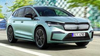 Skoda en g&uuml;&ccedil;l&uuml; elektrikli modelini &uuml;retti: Skoda Enyaq iV 2021
