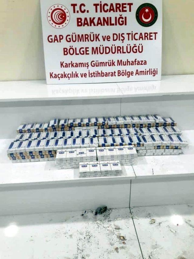 Sınır kapısında 710 paket kaçak sigara ele geçirildi