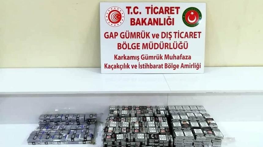 Sınır kapısında 710 paket kaçak sigara ele geçirildi