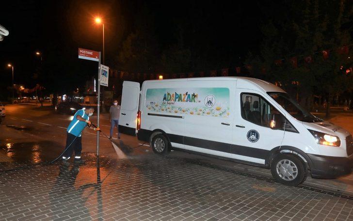 Adapzarı’nda sokak ve parklar dezenfekte ediliyor G1
