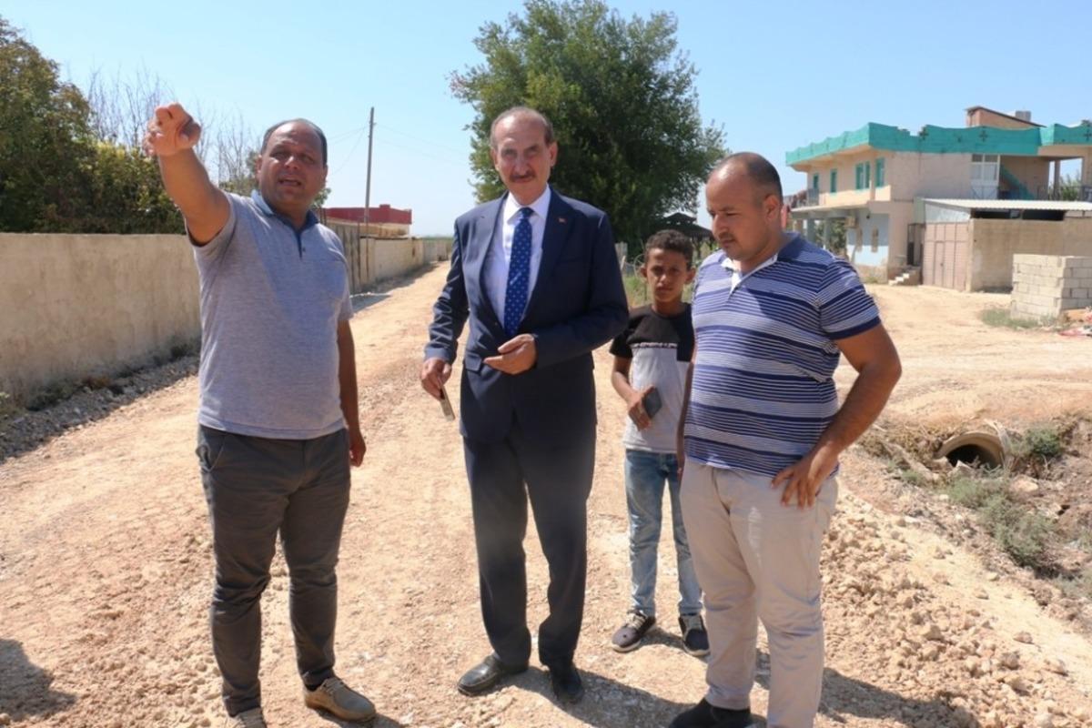 Ak&ccedil;akale&rsquo;de yollar kışa hazırlanıyor