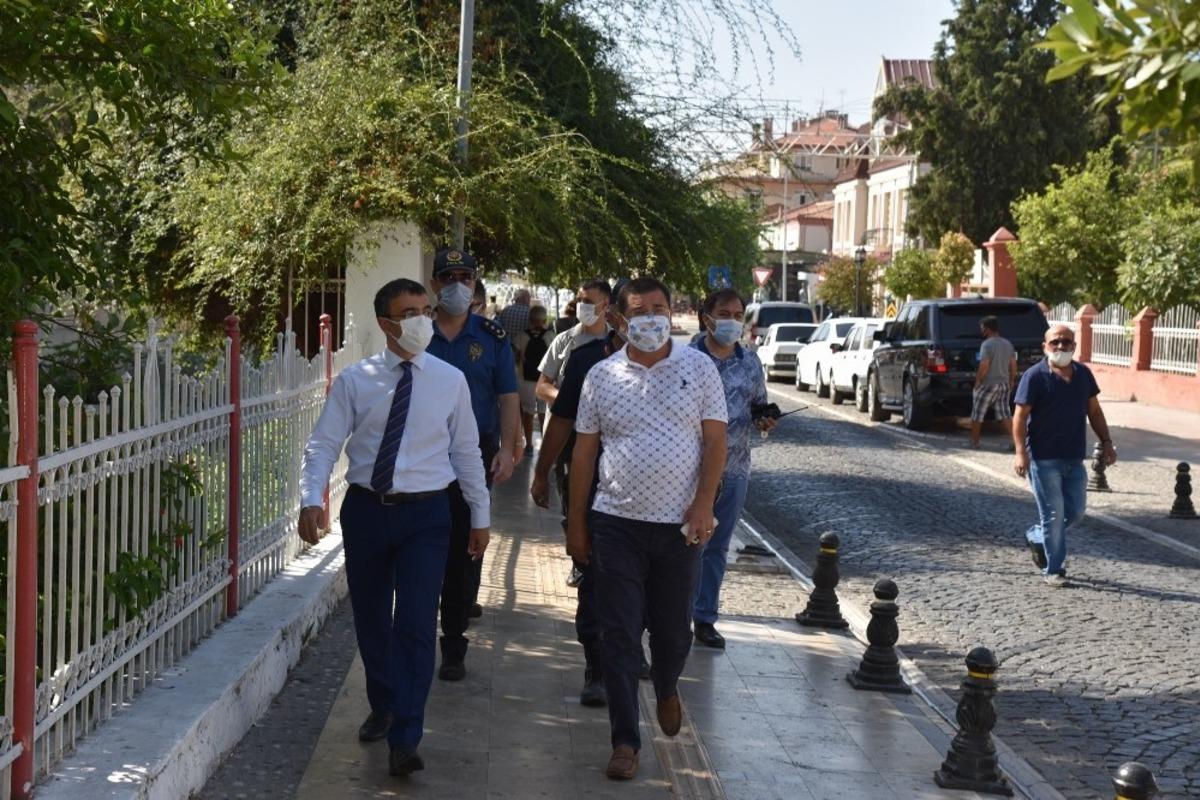 Milas&rsquo;ta korona vir&uuml;s denetimleri devam ediyor