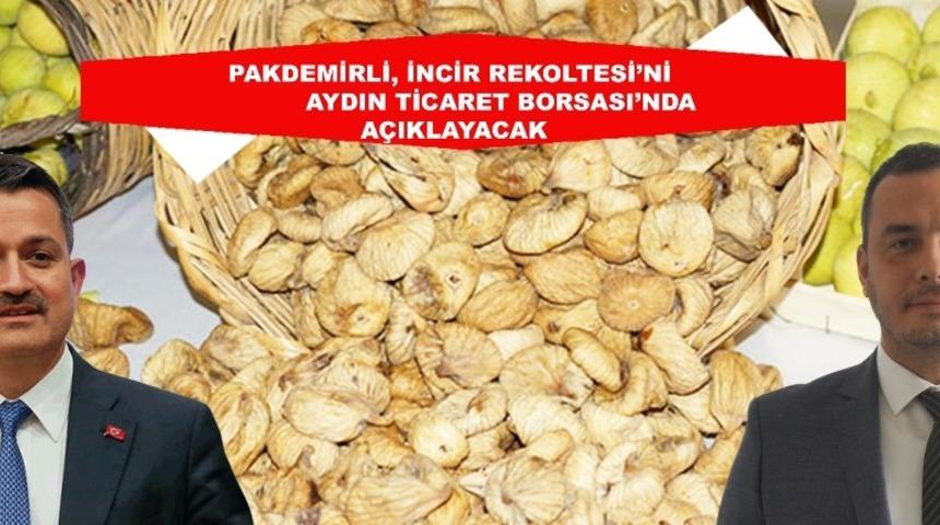 Bakan Pakdemirli, Kuru İncir Rekoltesi&rsquo;ni ATB&rsquo;de a&ccedil;ıklayacak