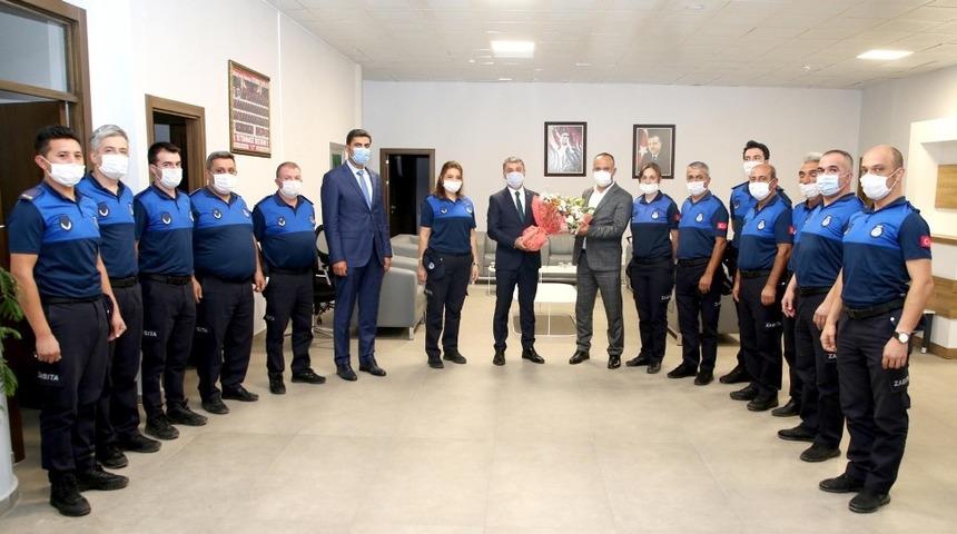 Gölbaşı Belediye Başkanı Ramazan Şimşek Zabıta Haftasını kutladı