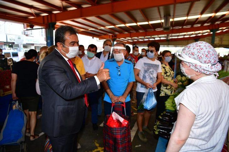 Başkan Çetin, pazar denetiminde G3