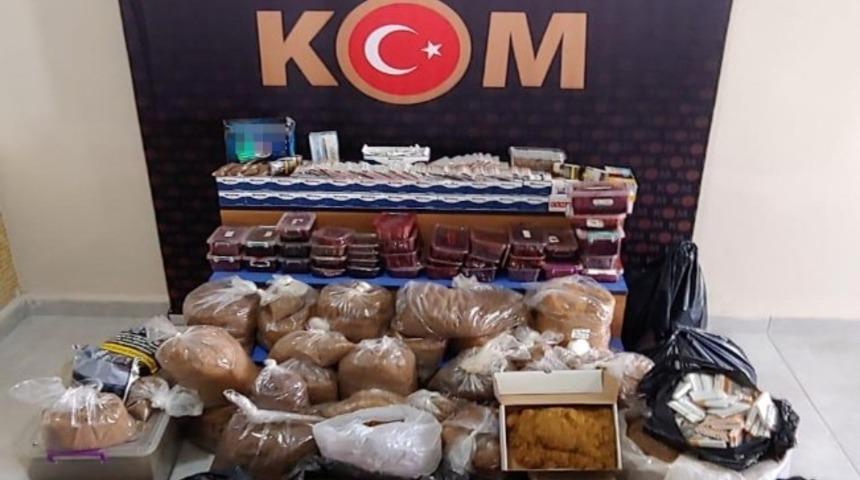 Kilolarca ka&ccedil;ak t&uuml;t&uuml;n ele ge&ccedil;irildi