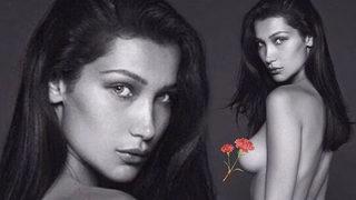 Bellla Hadid'den 'meme uçlarına özgürlük'