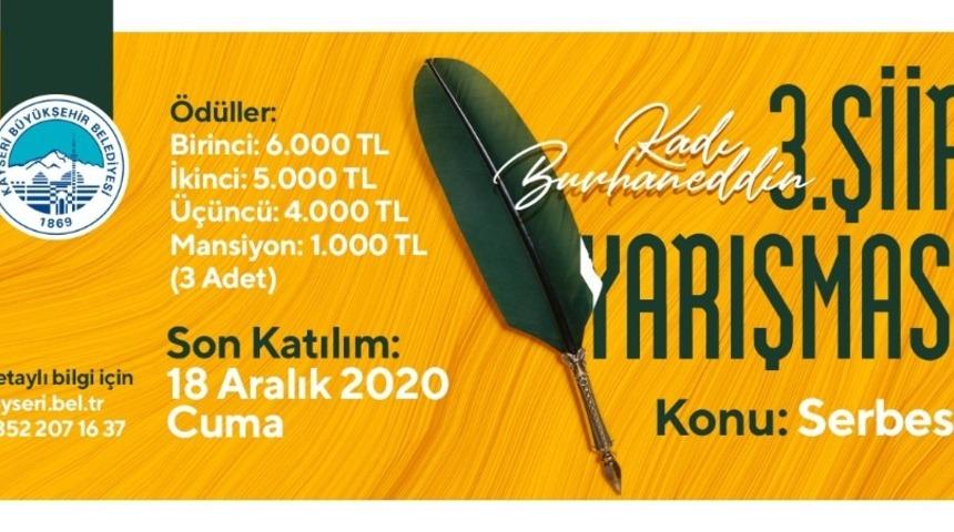 B&uuml;y&uuml;kşehir&rsquo;den anlamlı şiir yarışması
