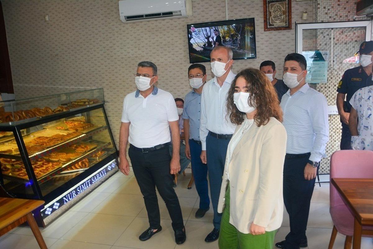 K&ouml;şk&rsquo;te koronavir&uuml;s denetimi yapıldı