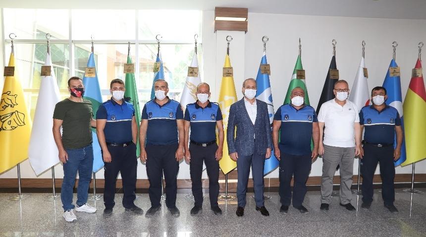 Kılı&ccedil;&rsquo;tan zabıtalara 194&rsquo;&uuml;nc&uuml; yıl kutlaması