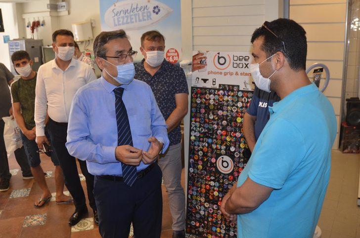 Kuşadası sokaklarında koronavirüs denetimi G3