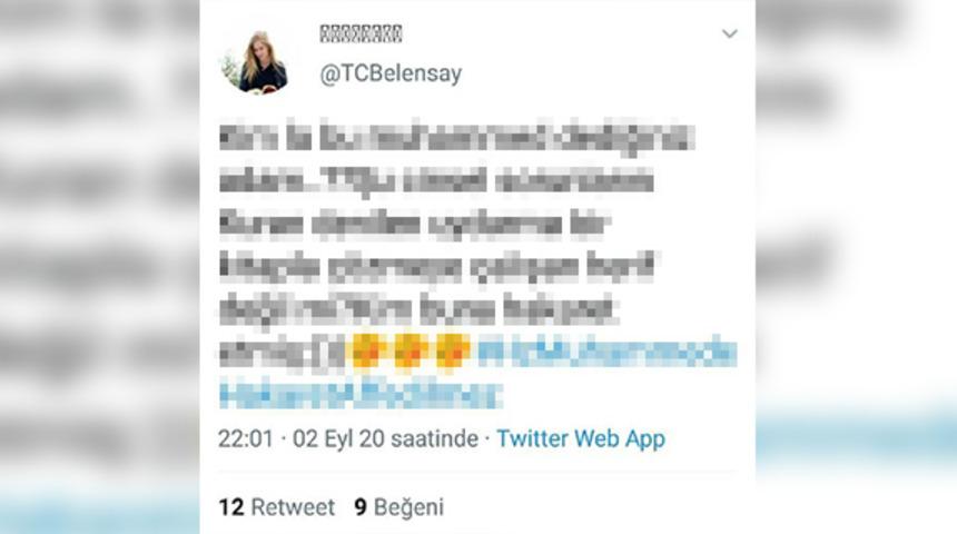 Hz. Muhammed'e yönelik paylaşımı olay olmuştu! Flaş gelişme